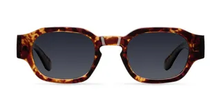 Gafas de sol con lentes finas y anguladas, diseño elegante y de perfil bajo. Protección UV400 - Categoría 3. Lente TAC polarizada con recubrimiento Antiscratch y Superhydrophobic. Montura de material Bio-based G850.