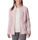 Campera polar Columbia Basin Trail III Full Zip para mujer, color azul marino. Con cierre frontal completo y bolsillos laterales con cierre.