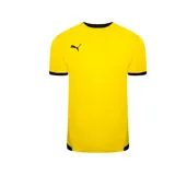 Remera de fútbol Puma del Club Atlético Peñarol, color amarillo con detalles en negro en cuello y mangas. Incluye logo de Puma y escudo del club en el frente.