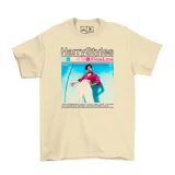 Remera color crema con estampa del álbum Fine Line de Harry Styles.
