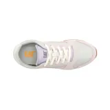 Zapatillas Caterpillar modelo Ventura, de estilo casual y versátil, color lila con detalles en gris y suela marrón.