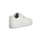 Championes Puma Caven 2.0 blancos de cuero sintético con logo Puma en gris.