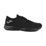 Championes deportivos Joma Neftis II Lady, color negro con logo plateado. Capellada de micro PU, plantilla Memory Foam de doble densidad, mediasuela de phylon esponjoso y suela de caucho inyectado.