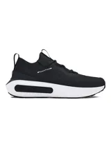 Championes Under Armour UA W HOVR Phantom 4, color blanco, con capellada tejida y tecnología HOVR en la entresuela para amortiguación y retorno de energía.