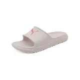 Chancletas Puma DiveCat V2 Lite Cat color blanco con logo rosa.
