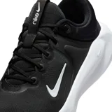 Championes Nike In-Season TR 14 negros con detalles en blanco, ideales para entrenamiento funcional, caminatas y uso diario. Incorporan ranuras flexibles en el antepié y entresuela de espuma gruesa para amortiguación ligera y reactiva.