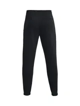 Pantalón de jogging Under Armour color beige, de corte holgado, con cintura elástica ajustable con cordón y puños acanalados.