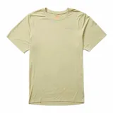 Remera deportiva azul marino de manga corta con logo de la marca estampado en el pecho.