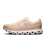 Championes urbanos On Running Cloud 6, color beige con suela blanca.