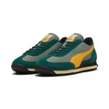 Zapatillas Puma Easy Rider Weathered, color verde con detalles en gris y amarillo.