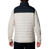 Chaleco negro Columbia Powder Lite II para hombre, con tecnología Omni-Heat de revestimiento térmico reflectante y aislamiento Thermarator de poliéster reciclado.