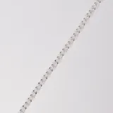 Pulsera de plata 925 con eslabones tipo rolo.