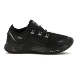 Championes de running Fila Intruder para hombre, color negro con detalles en plateado y gris.