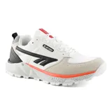 Championes Hi-Tec Silver Shadow, edición especial 50 aniversario. Diseño clásico en blanco, gris y negro con detalles en rojo.