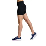 Calza ajustada de running para mujer, con tecnología de poliéster reciclado y detalles reflectantes.