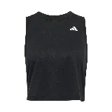 Musculosa deportiva Adidas We Tank, color negro con logo blanco en el pecho.