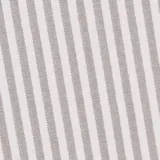 Short de baño corto con rayas verticales en tonos beige y blanco, con cintura elástica ajustable con cordón.