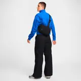 Bolso bandolera Nike Aura unisex color negro con logo blanco estampado.
