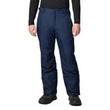 Pantalón de esquí azul marino con costuras selladas, tecnología Omni-Tech™ impermeable y transpirable, forro termorreflectante Omni-Heat™, cintura ajustable, bolsillos con cremallera, polaina interna y refuerzo a presión en la parte inferior de la pierna.