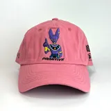 Gorra de béisbol rosa con bordado de Bills de Dragon Ball y logo de Primitive.