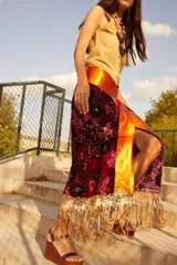 Naranja Y Bordeaux