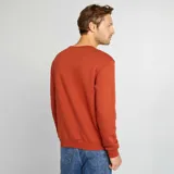 Buzo lisa con inscripción bordada GRIS