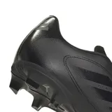 Championes de fútbol Adidas Goletto IX, color negro, con exterior de cuero sintético, ajuste clásico con cordones y suela versátil para terreno firme y pasto sintético.