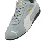 Championes Puma Speedcat OG azules de gamuza con detalles en blanco y suela negra.