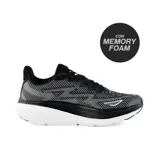 Championes deportivos Hi-Tec Railey, color negro con detalles en gris y blanco, con tecnología memory foam.