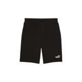 Short deportivo Puma ESS No.1 Logo Jersey color negro, confeccionado en algodón suave con logo de Puma estampado en blanco en la pierna izquierda.