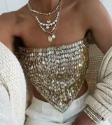 Bandó con lentejuelas