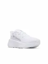 Zapatillas de running Columbia Konos Elevate para mujer, color blanco, con capellada de malla transpirable, tecnología Omni-MAX™ para amortiguación y estabilidad, entresuela TechLite+™ de espuma, plantilla TechLite™ Eco con material reciclado, suela Omni-Grip™ para tracción en todo tipo de terrenos y sistema Navic Fit™ para un ajuste seguro.