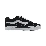 Zapatillas Vans Caldrone negras con detalles en blanco.