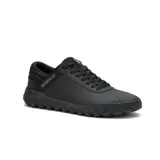 Zapatillas Caterpillar modelo Hex Plus, color negro, con capellada de nubuck recubierto de PU, forro 100% reciclado postindustrial, plantilla de espuma de PU moldeada, suela de goma duradera para mayor tracción y logo de la marca en el lateral.