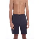 Bermuda de baño híbrida color azul, con corte clásico y tejidos resistentes.
