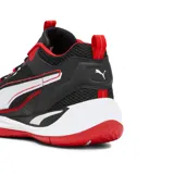 Championes de básquet Puma Playmaker Pro, color negro con detalles en rojo y blanco.