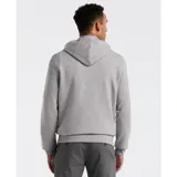 Buzo hoodie gris con cierre completo, confeccionado en felpa suave y logo Sticker Pete en el pecho.
