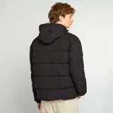 Campera larga impermeable negro