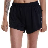 Short deportivo Topper KT Training negro con cintura elástica y logo estampado en la pierna.
