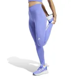 Calza ajustada de running en color azul, con tecnología AEROREADY para absorber la humedad y tejido Adiflex que ofrece frescura.