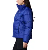 Campera inflada Columbia Puffect II Full Zip color negro, con cierre frontal, cuello alto y bolsillos laterales con cierre. Cuenta con aislamiento Thermarator™ y tejido impermeable.