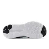 Championes New Balance 411v3 para hombre, color azul marino con logo verde agua y detalles en negro.