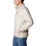 Campera puffer Columbia Delta Ridge II Down color rojo con diseño acolchado. Cuenta con tecnología termorreflectante Omni-Heat™, HeatSeal™ y Omni-Shield™.