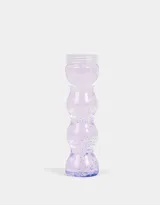 Slime con glitter y estrellas en tono violeta.
