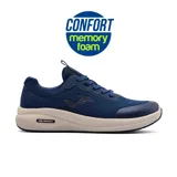 Championes deportivos Joma Iron Men 2503, color azul marino, con capellada de malla técnica transpirable, ajuste con cordones, plantilla Memory Foam y suela Slip Resistant.