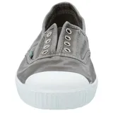 Zapatillas Natural World modelo Greece, color verde agua, sin cordones, fabricadas en España con algodón orgánico y suela de goma.