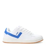 Championes urbanos Pony Square color negro, con detalles en blanco y suela de goma color caramelo.