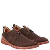 Zapato híbrido de hombre color marrón, con capellada de tejido ligero y detalles en cuero. Suela con tecnología Honey Foam.
