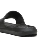 Chinelas Puma Divecat v2 Lite, color negro con logo blanco.