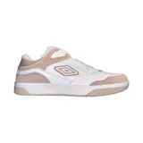 Zapatillas urbanas Shoots Lady, color blanco con detalles en rosa y logo de la marca en el lateral.